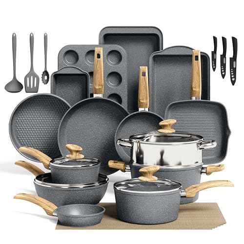 30 Piece Induction Cookware & Bakeware Set