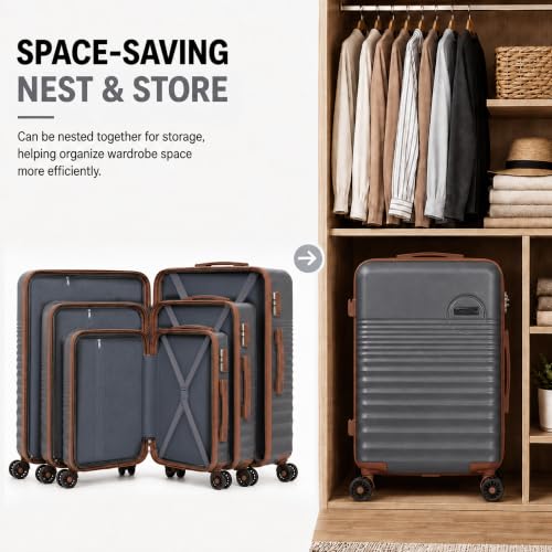 Luggage Sets 5 Piece (5 Count)