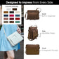 Genuine Leather Crossbody Bags for Women with Wallet Organizer