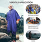 Hooded Rain Poncho for Adults