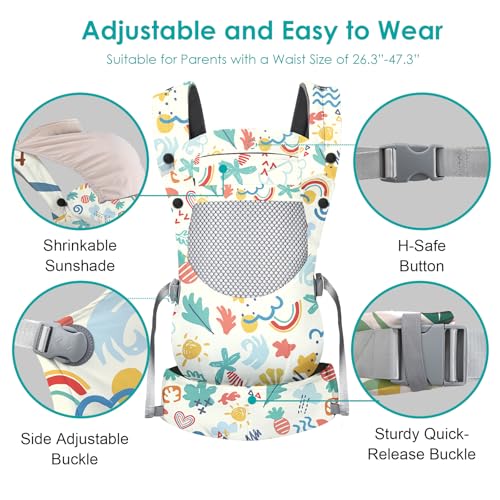Baby Carrier Breathable Infant Carriers for 7