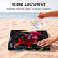 2 Pack Microfiber Beach Towels Oversized 71x32 Black Skull Mandala (2 Count)