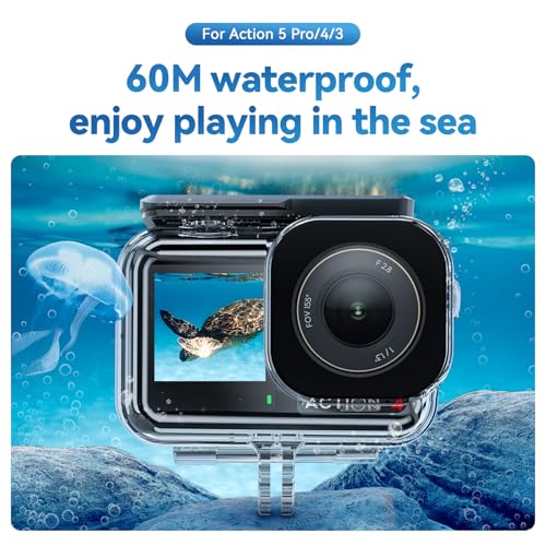 Waterproof Case for DJI Action 5 Pro Action 4