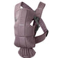 BabyBjörn Baby Carrier Mini, Cotton, Dark Purple | Newborn Carrier (7-25 lbs), Ergonomic, Easy-to-Use