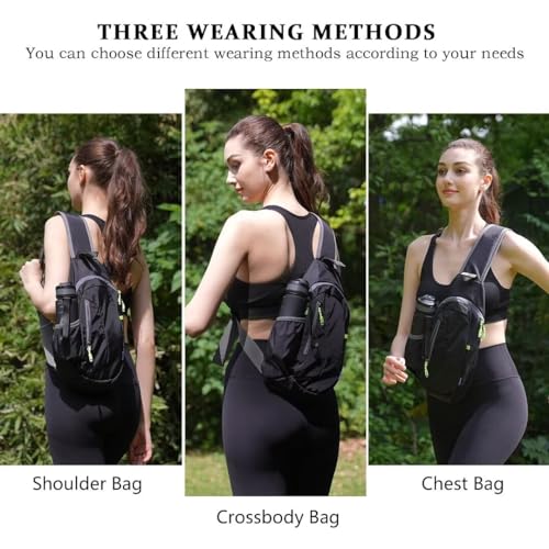 Small Sling Bag Lightweight Crossbody Bag for Easter Gifts Women Men Hiking Backpack Travel Shoulder Bag Chest Daypack for Gym Work Outdoor Sports Mix