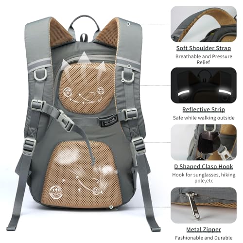 Hiking Backpack 30L Foldable Travel Daypack For Women Men