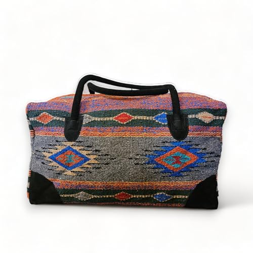 Southwestern Large Weekender Travel Bag Western Duffle Bag Boho Travel Bag