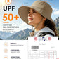 Water Resistant UPF 50+ Sun Bucket Hat Packable Brimmed for Women Men Khaki