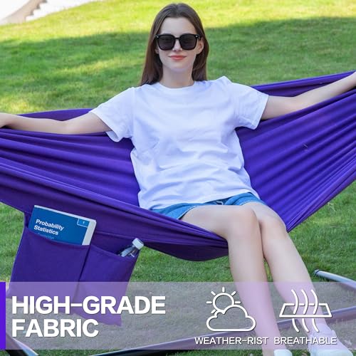 Double Hammock with Stand for Outside