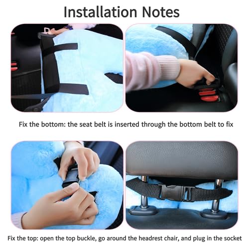 Travel Pillow Car Pillow Kid Car Sleeping Black