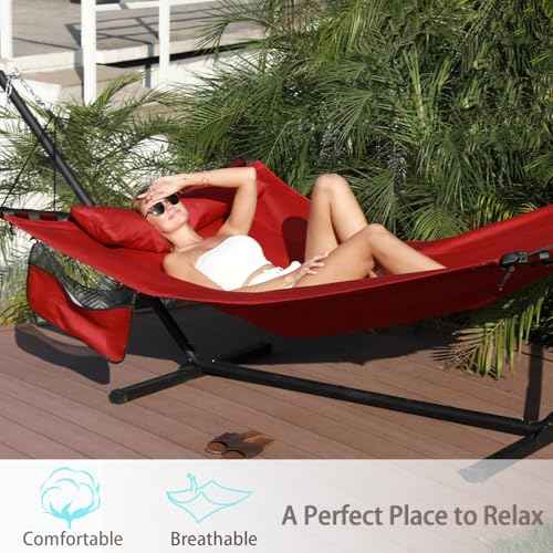 12FT 2 Person Hammock with Stand V