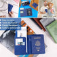 Premium Leather Passport Holder Covers Case