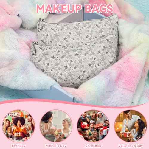 12 Pieces Cosmetic Bag for Women (12 Count)