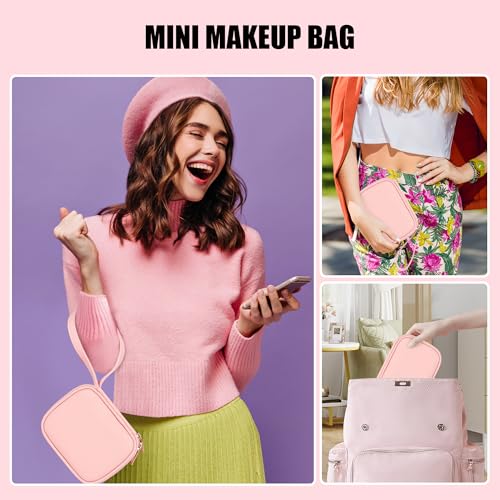 Mini Makeup Bag with Led Mirror