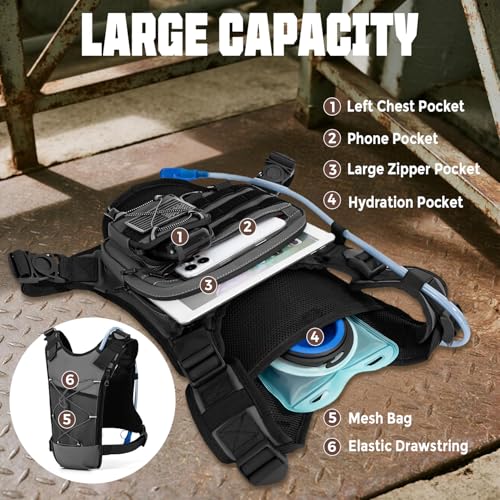 Hydration Vest with 2L Leak