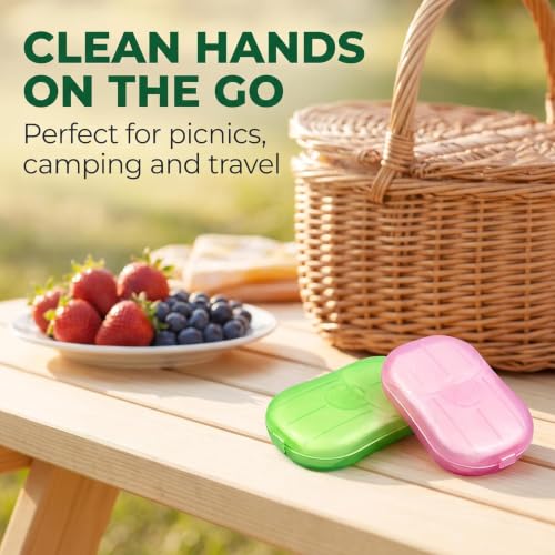 5 Boxes 500 Sheets Disposable Soap Paper Hand Cleaner Fragrance Mini Color Soap Paper for school Indoor (500 Count)