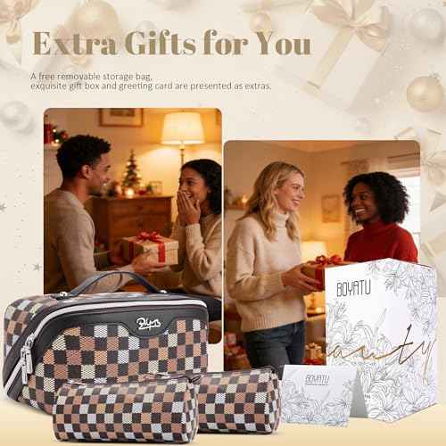 Travel Makeup Bag Organizer Cosmetic Bag (3 Count)