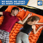 4 Inch Camping Sleeping Pad with Foot Pump and Pillow