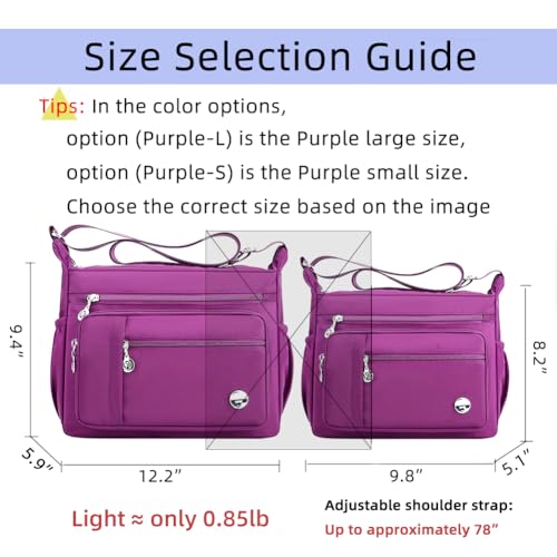 Women Shoulder Handbag Roomy Multiple Pockets Bag Ladies Crossbody Purse Fashion Tote Top Handle Satchel
