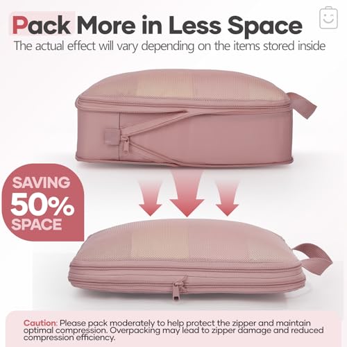 9 11 Set Compression Packing Cubes for Travel Essentials (9 Count)