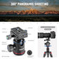 66" 168cm Carbon Fiber Camera Tripod with 360° Ball Head
