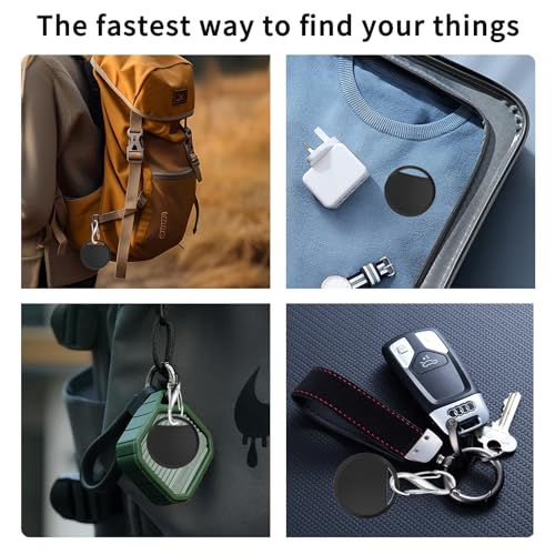 Air Tracker Tags 4 Pack Smart Tag Bluetooth Trackers Work with Apple Find My (4 Count)