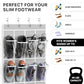 24 Pockets Clear Over the Door Shoe Organizer