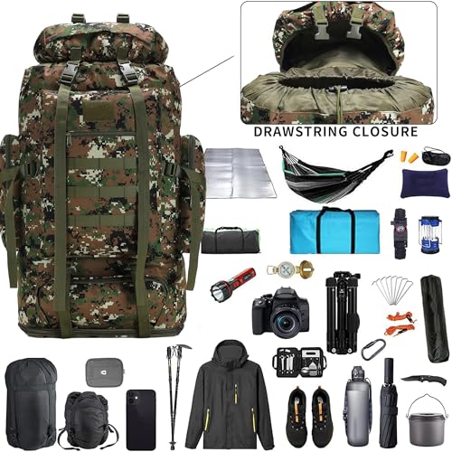 Hiking Backpack for Men 70L