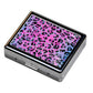 Silver Vintage Pill Box 7 Day Metal Pill Box with Mirror and 8 Compartments Cute Travel Pill Organizer for Purse (8 Count)