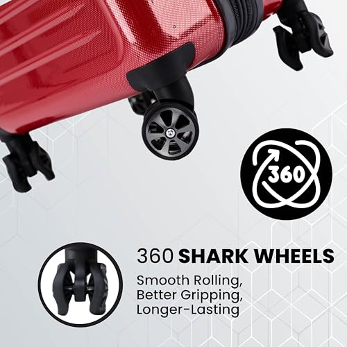 Rails Expandable Hardside Upright Suitcase with 360° Spinner Wheels