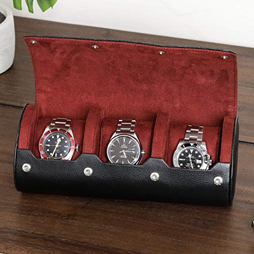 Watch Roll Travel Case for 3 Watches