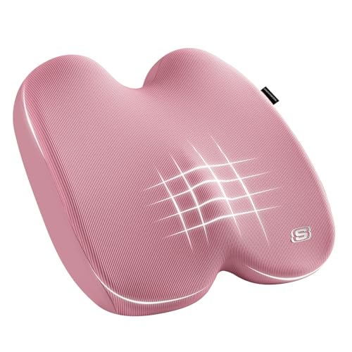 Seat Cushion Ergonomic Memory Foam Cushion for Long Sitting Hours on Office & Home Chair