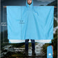 Hooded Rain Poncho for Adult Waterproof Lightweight Raincoat
