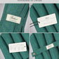 Folding Umbrella Real Wood Handle Herringbone Jade Green