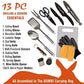 13 PC Grilling and Camping Cooking Utensils Set for The Outdoors BBQ