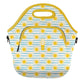 LunchTote Zippered Bag Insulated Neoprene Caddy (Good Day Sunshine / X-Large 6.5 Quart Lunch Tote)
