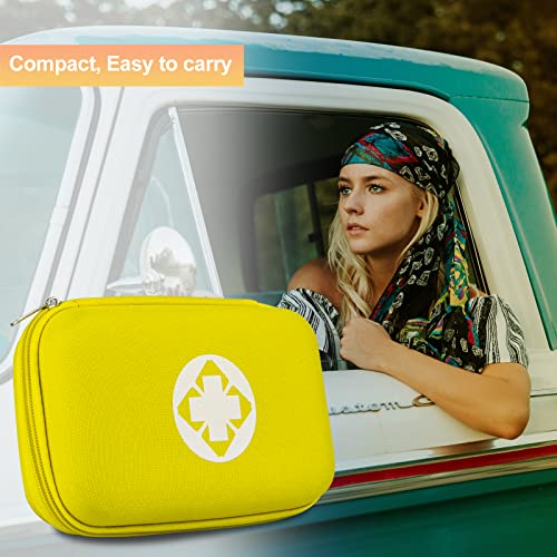 276PCS Hiking First Aid Kit for Home Personal Emergency Supplies Compact Bag for Backpack (276 Count)