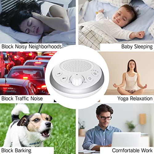 Loud Pink Noise Sound Machine Sleep Machine Nostop 30 Soothing Sounds for Baby Kids Adults Sleep Pinknoise Machine 36