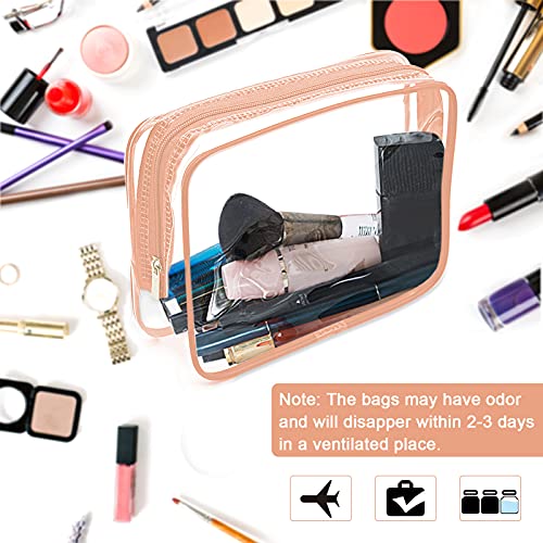 Clear Makeup Bags (6 Count)