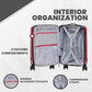 Rails Expandable Hardside Upright Suitcase with 360° Spinner Wheels (3 Count)