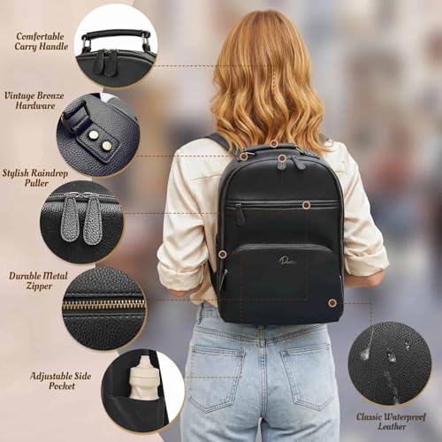 Camera Backpack Classic PU Leather for DSLR