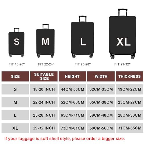 Travel Luggage Cover Suitcase Cover Protector Skins 18