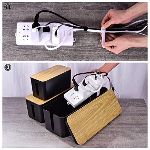 3 Pack Cable Management Box (3 Count)