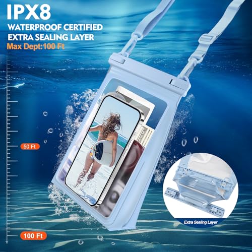 Large Waterproof Phone Pouch Floating