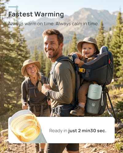 2X Faster Portable Baby Bottle Warmer Pro for Travel