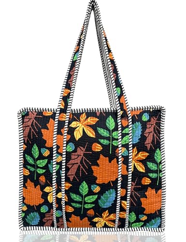 100% Cotton Quilted Tote Bag For Women