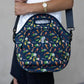 LunchTote Zippered Bag Insulated Neoprene Caddy (Koi Garden / X-Large 6.5 Quart Lunch Tote)