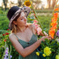Womens Sun Hats Wide Brim Reversible Bucket Cotton Hat Packable Summer Travel Cap with Hat Clip