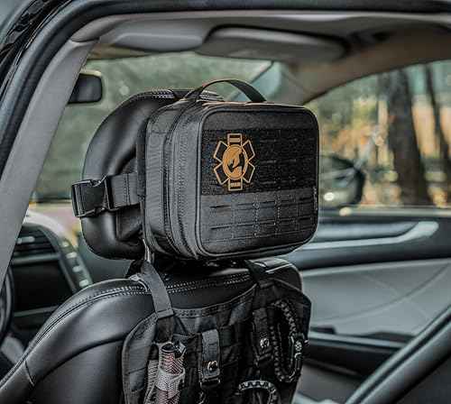 Vehicle IFAK Trauma Kit with CAT Tourniquet Black