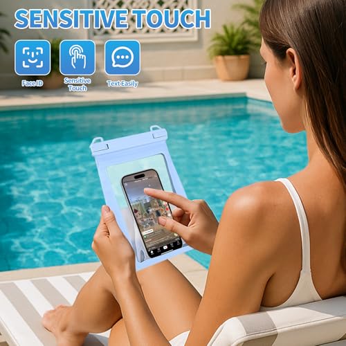 Large Waterproof Phone Pouch Floating